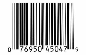 A UPC with barcode and GTIN.