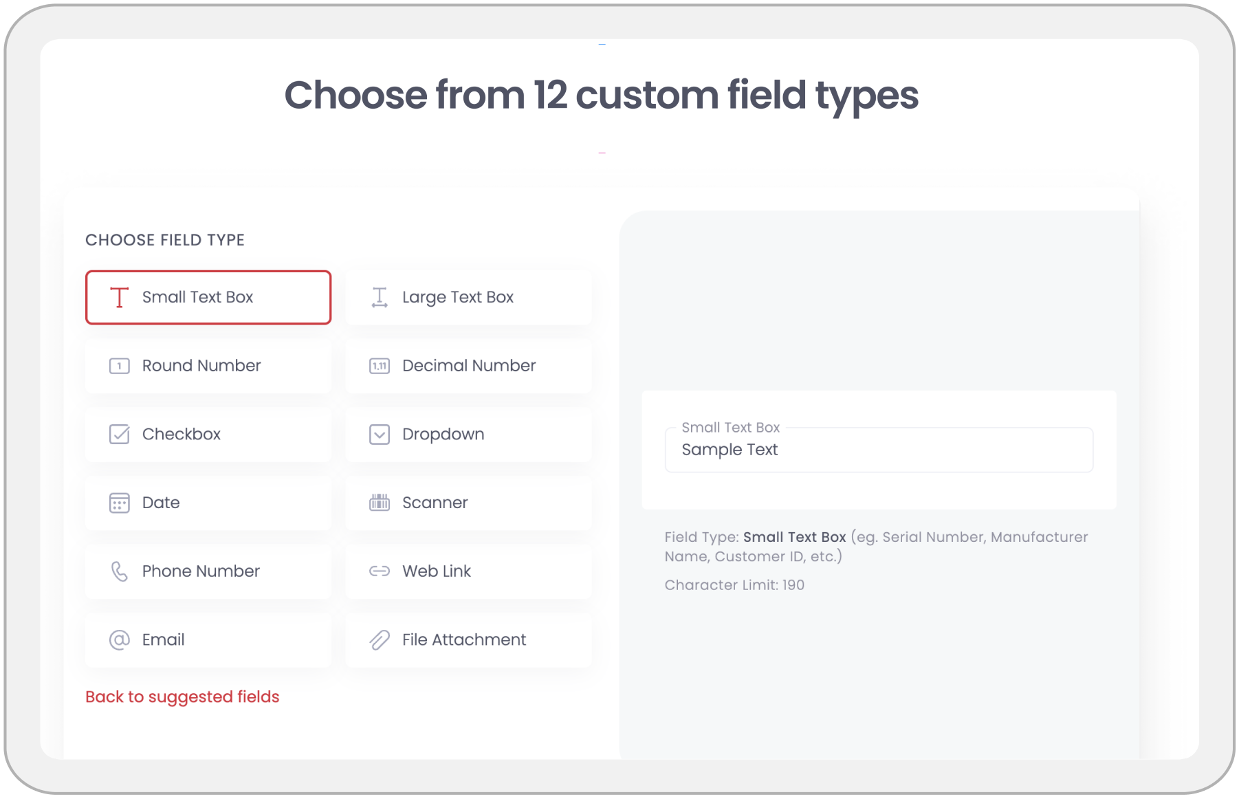 Custom Fields | Sortly