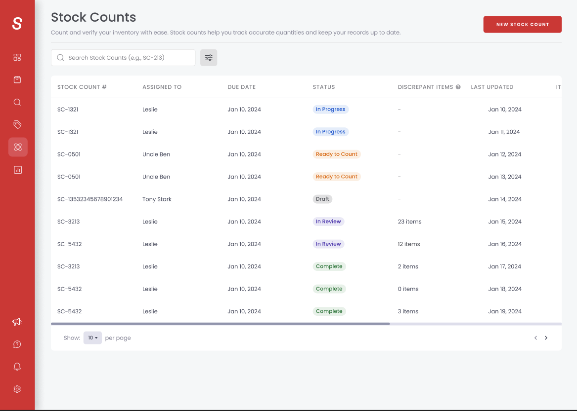 New Feature Alert: Stock Counts | Sortly