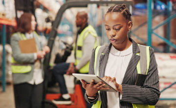 Employees use AI for inventory management.