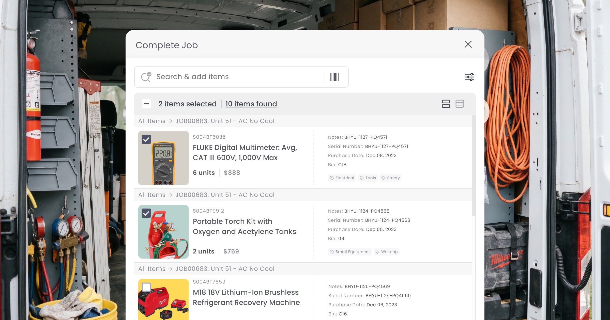 Sortly New Feature: Jobs