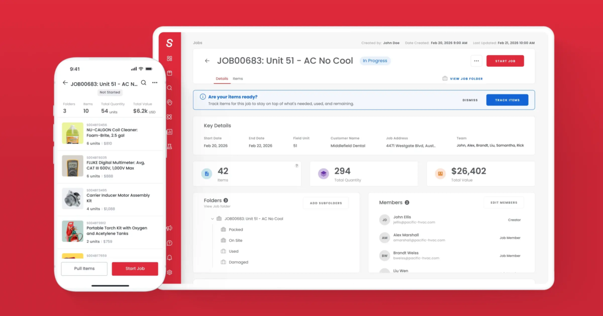 Sortly New Feature: Jobs