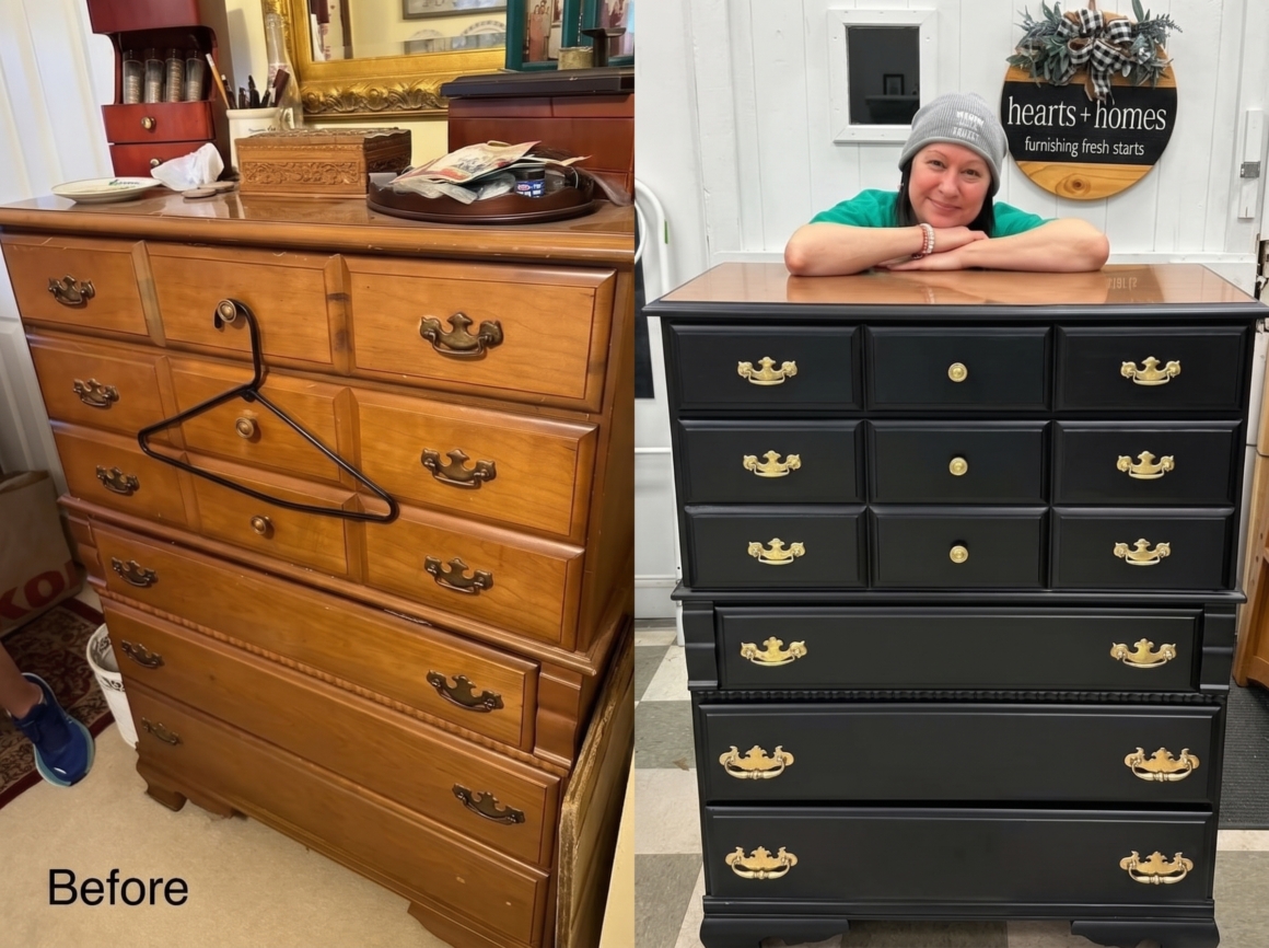 hearts+homes before and after furniture image